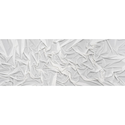 Stretch Polyester Jersey - Natural White - Famous Australian Designer Deadstock
