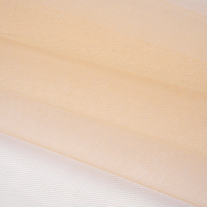 Stiff Polyester Tulle - Nude - Famous Australian Designer Deadstock