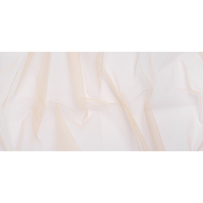 Stiff Polyester Tulle - Nude - Famous Australian Designer Deadstock