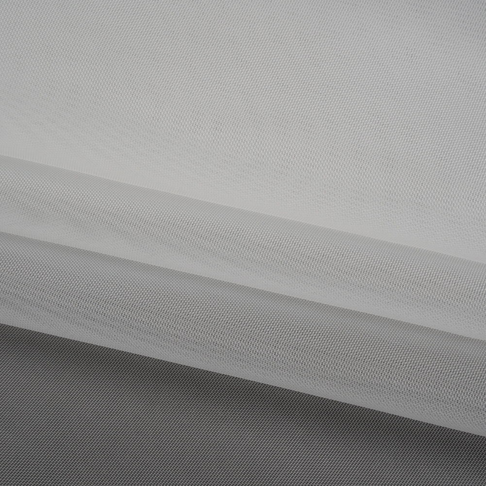 Polyester Crinoline - White - Famous Australian Designer Deadstock - Folded