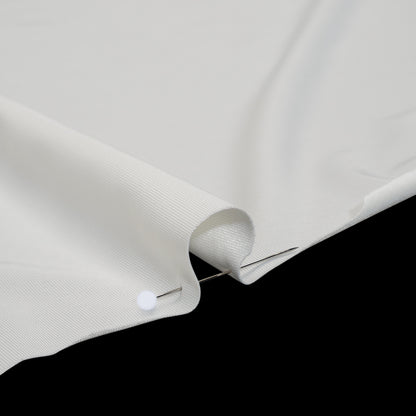 Stretch Polyester Jersey - Ivory - Famous Australian Designer Deadstock