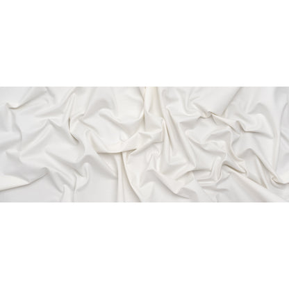 Stretch Viscose and Polyamide Ponte Knit - Off White - Famous Australian Designer Deadstock