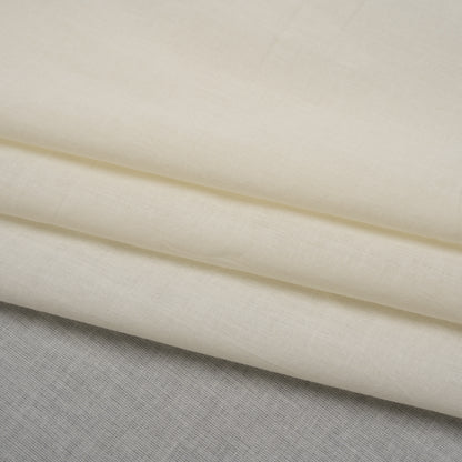 Cotton Voile Lining - Light Ivory - Famous Australian Designer Deadstock