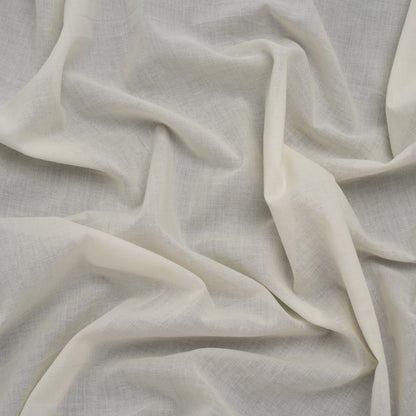 Cotton Voile Lining - Light Ivory - Famous Australian Designer Deadstock