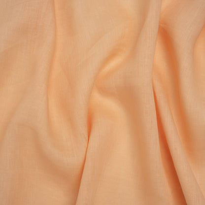 Lightweight Linen Woven - Peaches and Cream - Famous Australian Famous Australian Designer Deadstock