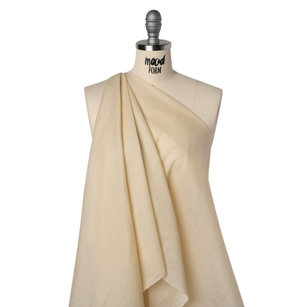 Cotton Voile Lining - Tea - Famous Australian Designer Deadstock - Drape