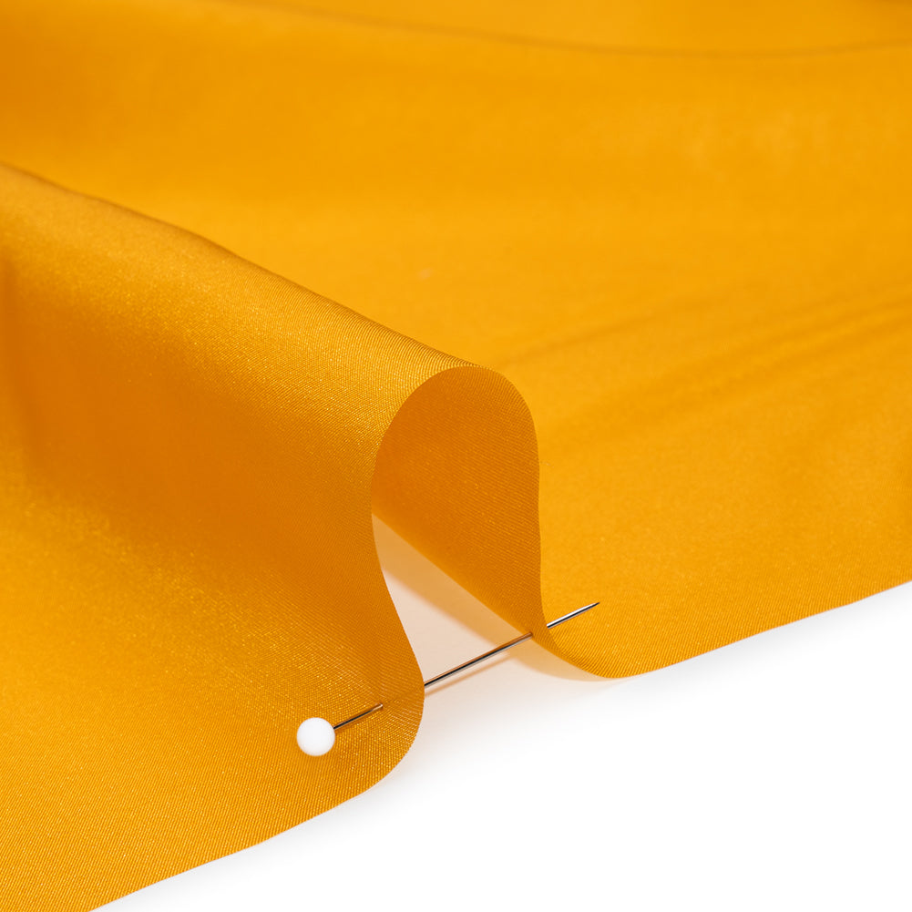 China Silk/Habotai - Sunflower Yellow- Famous Australian Designer Deadstock - Detail