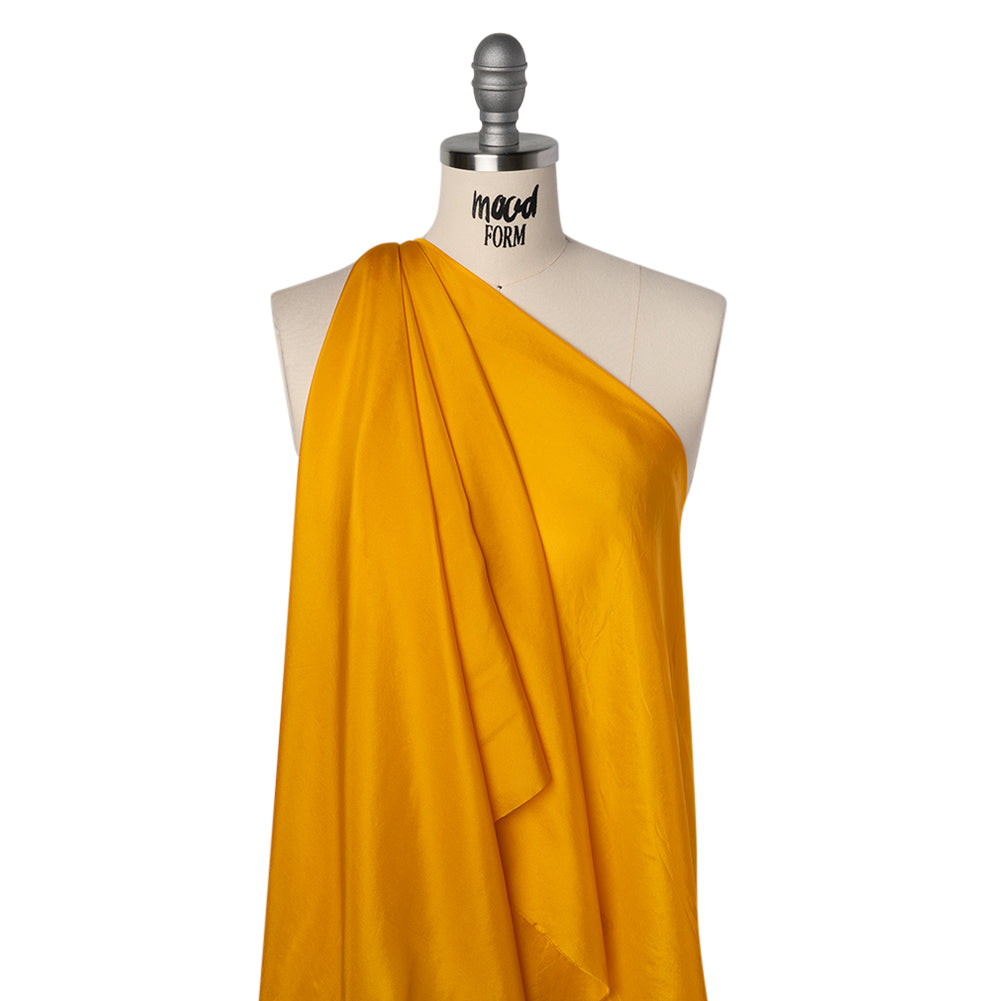 China Silk/Habotai - Sunflower Yellow- Famous Australian Designer Deadstock - Drape