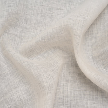Soft Lightweight Linen Woven - Cream - Famous Australian Designer Deadstock