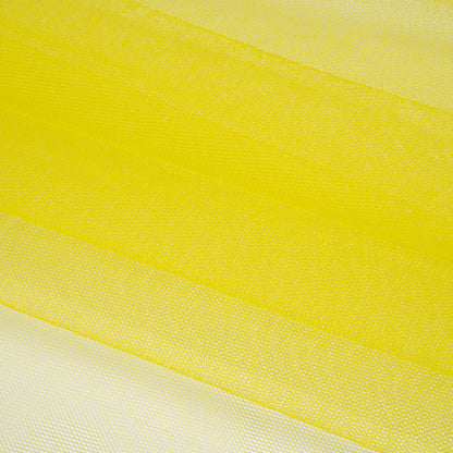 Stiff Polyester Tulle - Lemon Yellow - Famous Australian Designer Deadstock