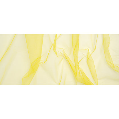 Stiff Polyester Tulle - Lemon Yellow - Famous Australian Designer Deadstock