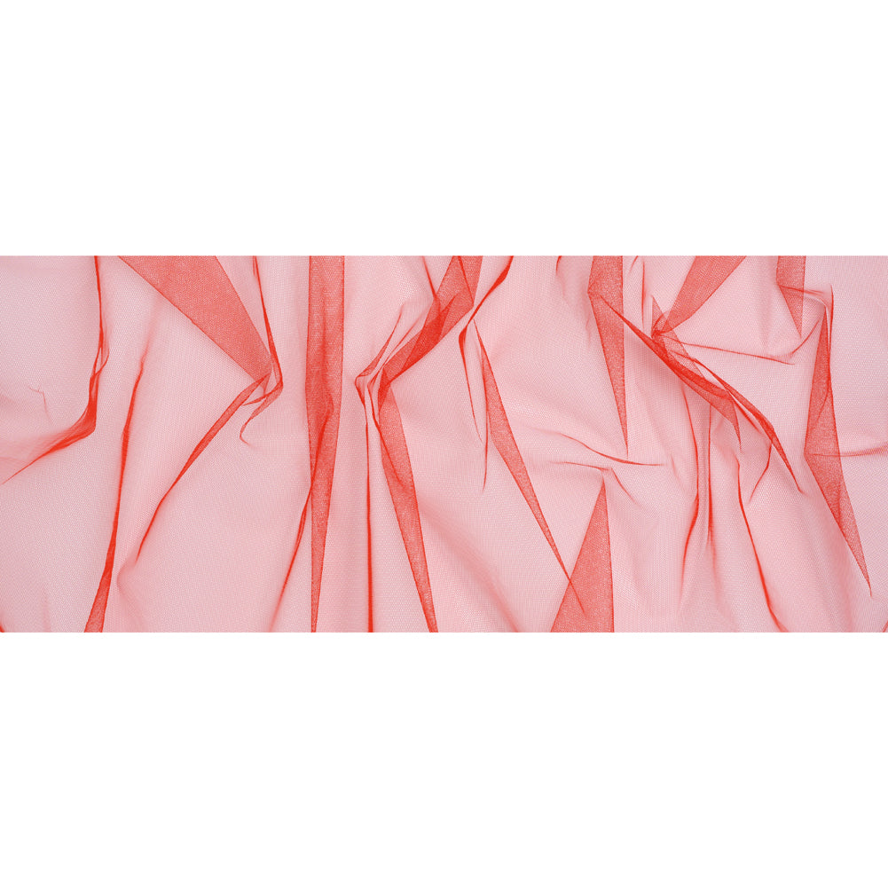 Stiff Polyester Tulle - Red - Famous Australian Designer Deadstock - Full