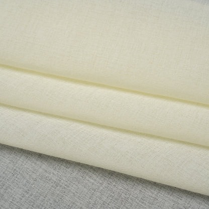 Crisp Polyester Gauze - Lemon Juice - Famous Australian Famous Australian Designer Deadstock