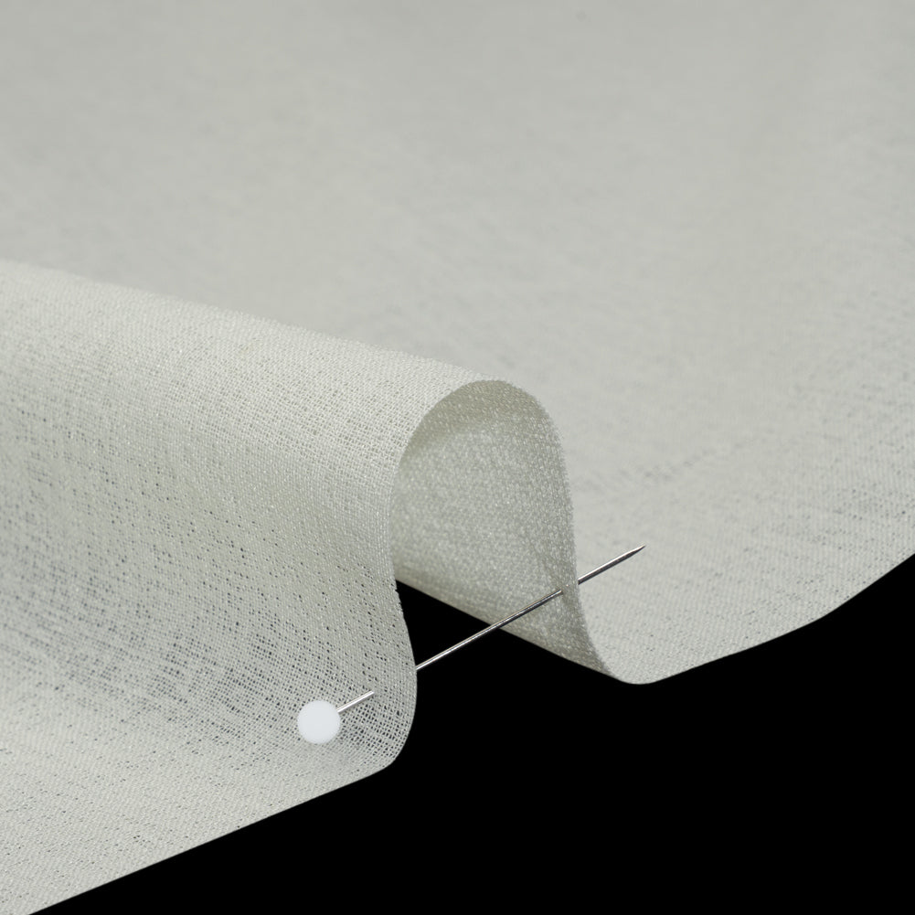 Crisp Polyester Gauze - Lemon Juice - Famous Australian Famous Australian Designer Deadstock - Detail