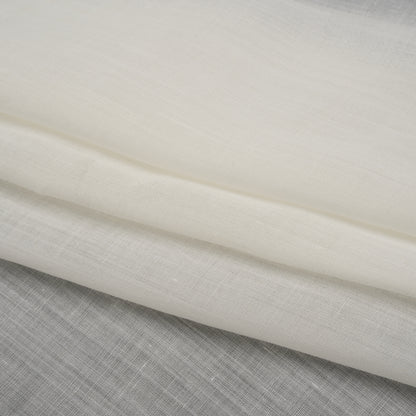Lightweight Ramie Woven - Cream - Famous Australian Designer Deadstock