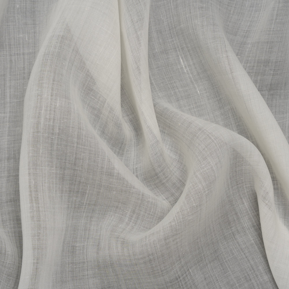 Lightweight Ramie Woven - Cream - Famous Australian Designer Deadstock