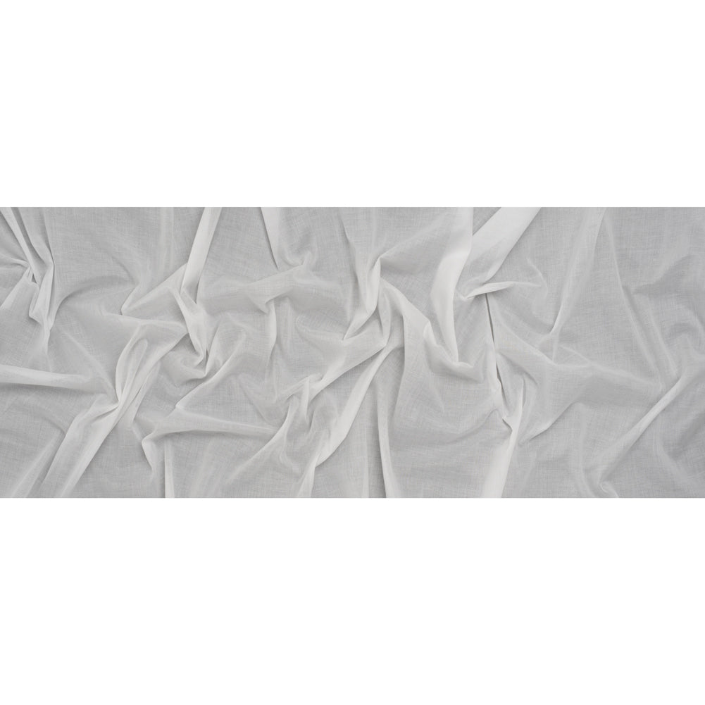 Cotton Voile Lining - Swan White - Famous Australian Designer Deadstock - Full