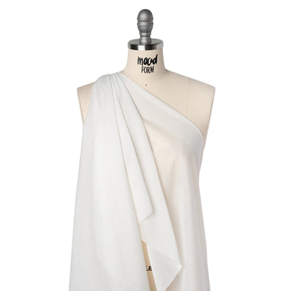 Cotton Voile Lining - Swan White - Famous Australian Designer Deadstock