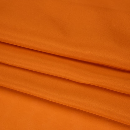 China Silk/Habotai - Orange - Famous Australian Designer Deadstock