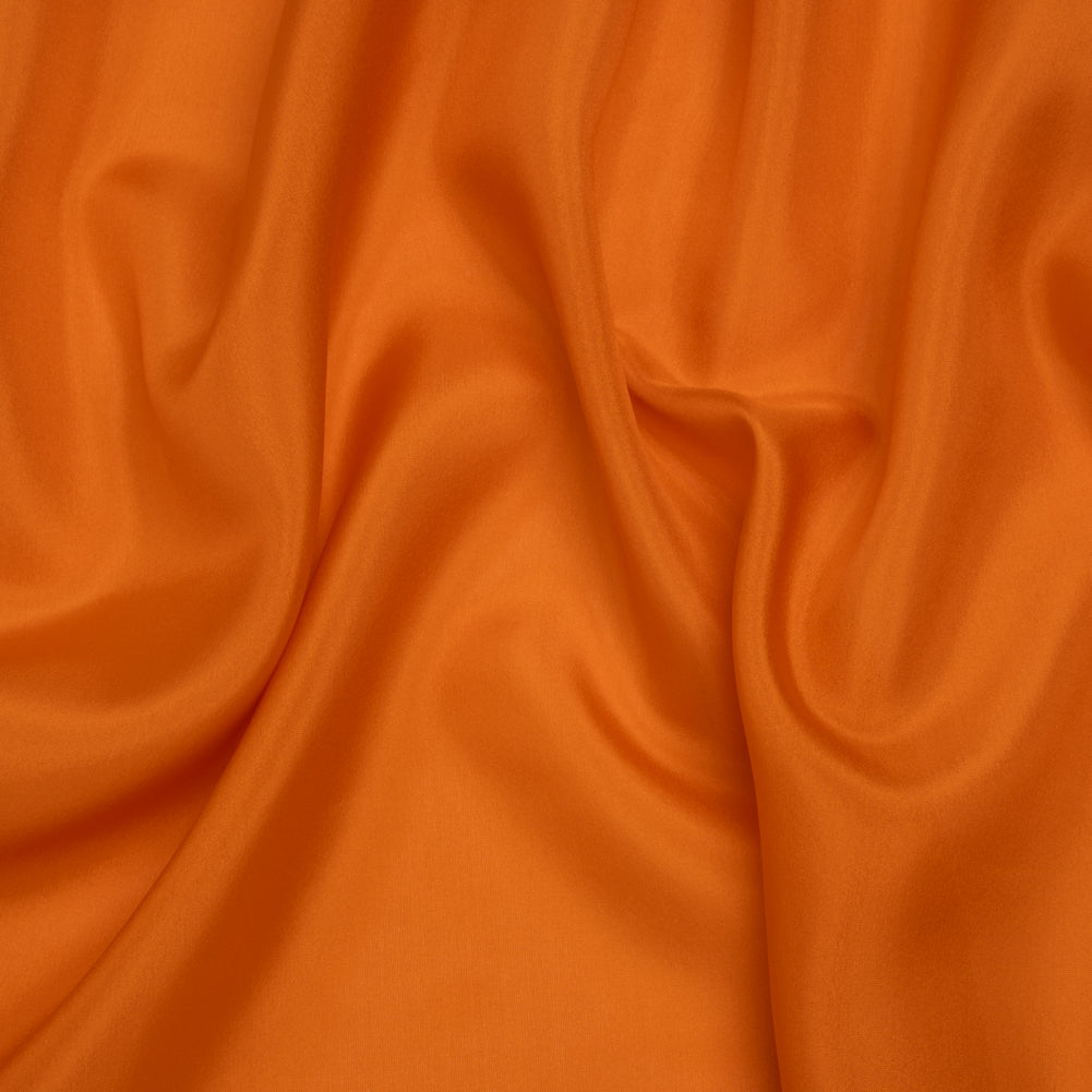 China Silk/Habotai - Orange - Famous Australian Designer Deadstock