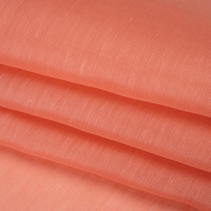 Cotton, Polyester and Silk Scrim - Guava - Famous Australian Designer Deadstock