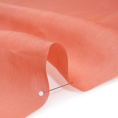 Cotton, Polyester and Silk Scrim - Guava - Famous Australian Designer Deadstock