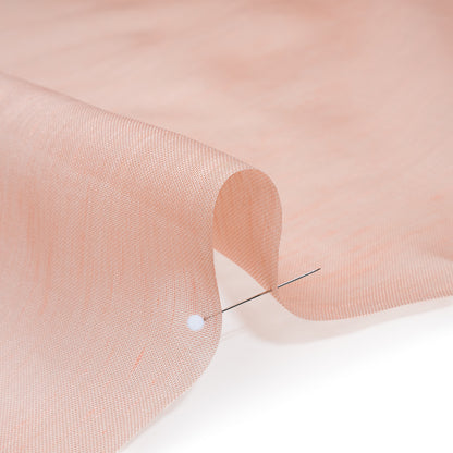 Linen and Silk Scrim - Ballet Pink - Famous Australian Designer Deadstock