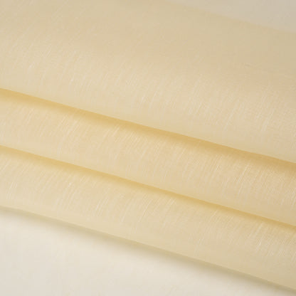 Linen and Silk Scrim - Shortbread - Famous Australian Designer Deadstock