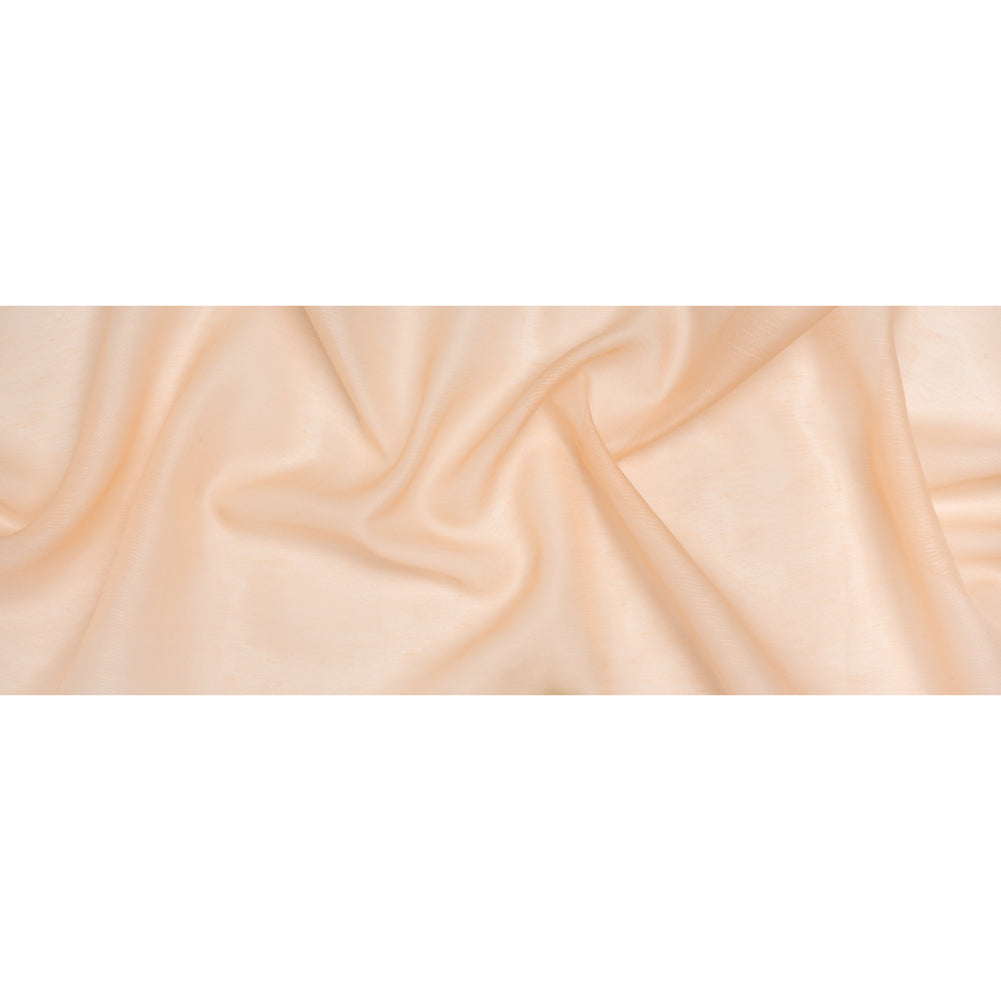 Linen and Silk Scrim - Light Peach - Famous Australian Designer Deadstock - Full