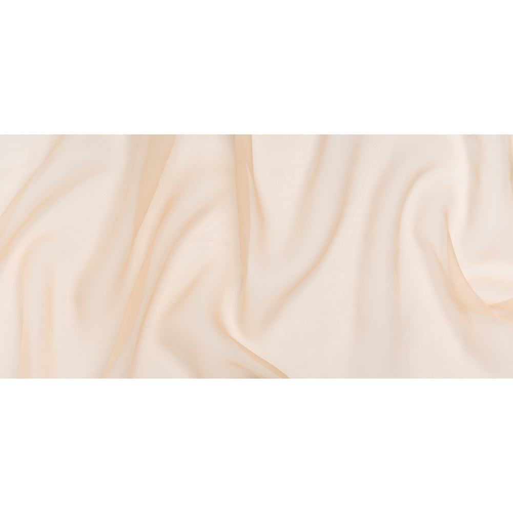 Silk Organza - Peach - Famous Australian Designer Deadstock - Full
