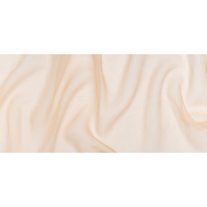 Silk Organza - Peach - Famous Australian Designer Deadstock - Full