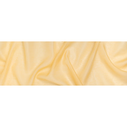 Linen and Silk Scrim - Popcorn Butter Yellow - Famous Australian Designer Deadstock