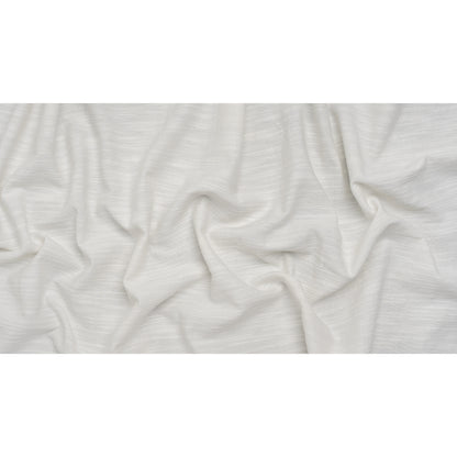 Slubbed Heavy Cotton and Linen Woven - Off White - Famous Australian Designer Deadstock