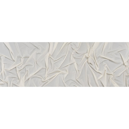 Stretch Polyester Jersey - White Asparagus - Famous Australian Designer Deadstock