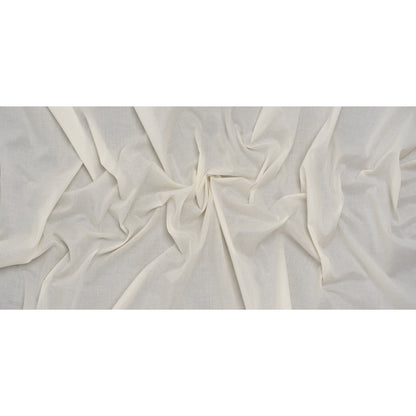 Cotton Voile Lining - White Smoke - Famous Australian Designer Deadstock