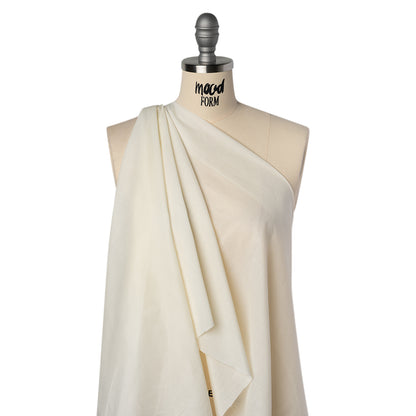Cotton Voile Lining - White Smoke - Famous Australian Designer Deadstock