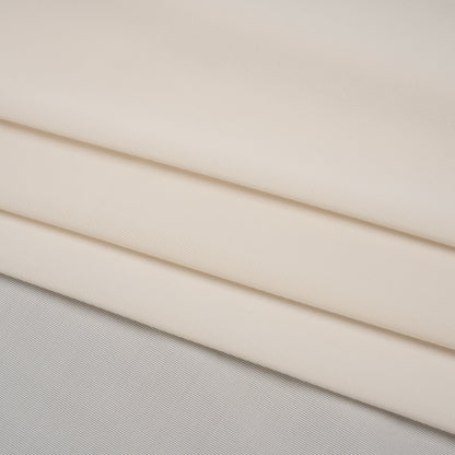 Stretch Polyester Jersey - Bleached Sand - Famous Australian Designer Deadstock