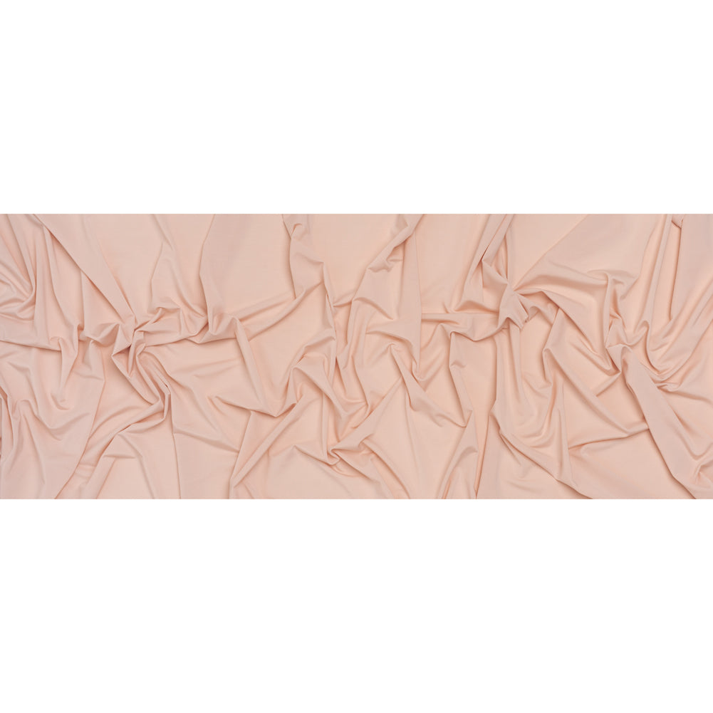 Stretch Polyester Jersey - Candlelight Peach - Famous Australian Designer Deadstock - Full