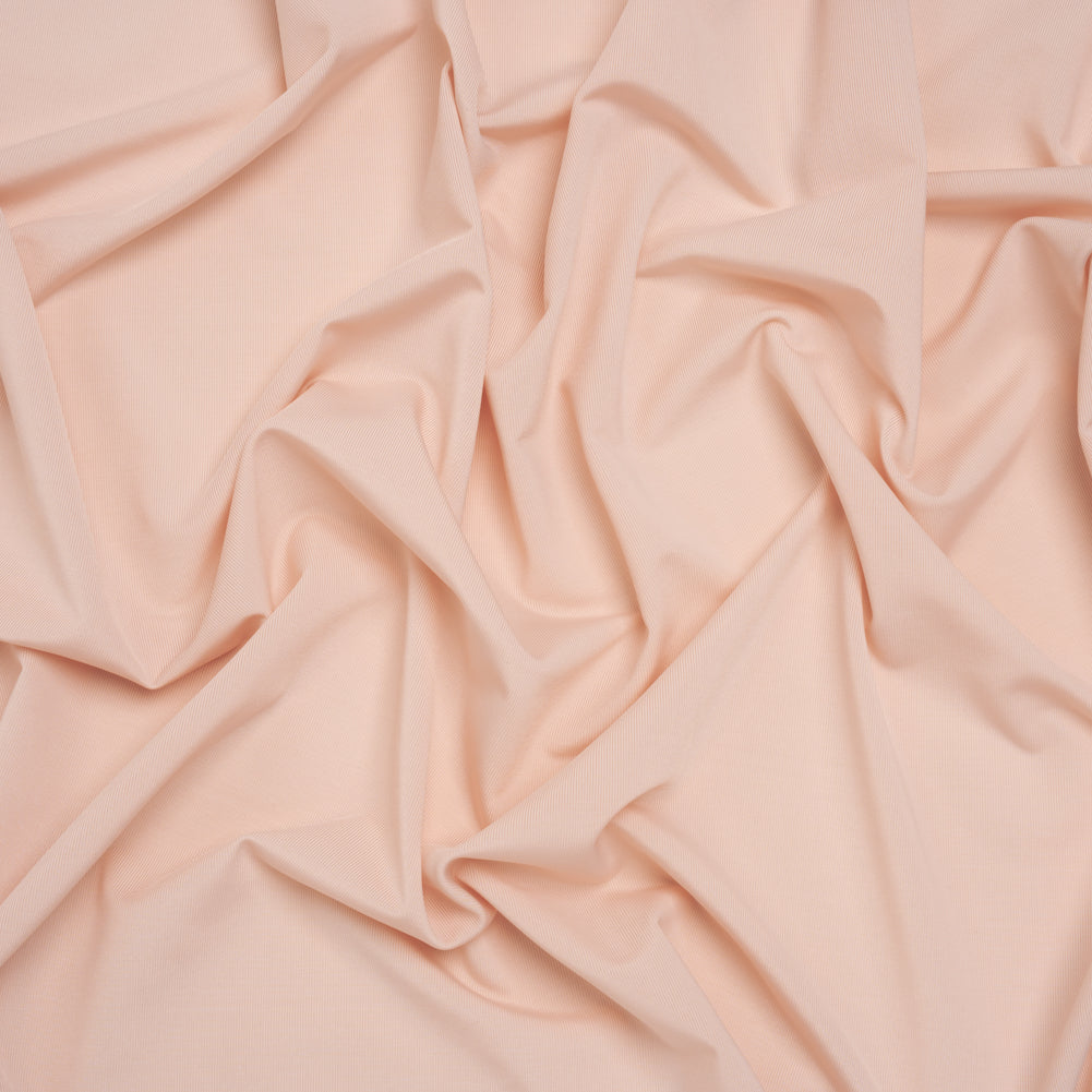 Stretch Polyester Jersey - Candlelight Peach - Famous Australian Designer Deadstock