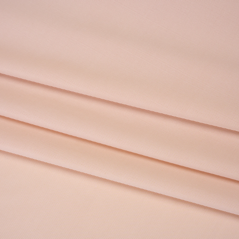 Stretch Polyester Jersey - Cloud Pink - Famous Australian Designer Deadstock - Folded