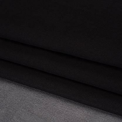 Silk Chiffon - Black - Famous Australian Designer Deadstock