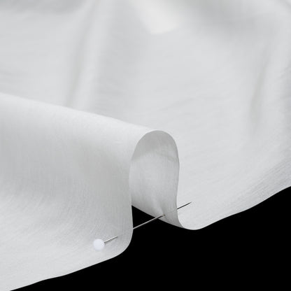 Silk and Cotton Voile - Ivory - Famous Australian Designer Deadstock