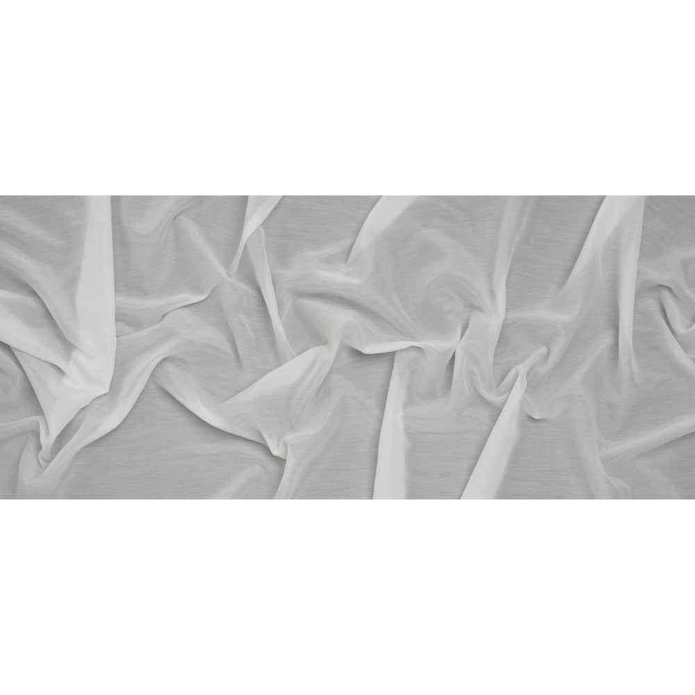 Silk and Cotton Voile - Ivory - Famous Australian Designer Deadstock - Full