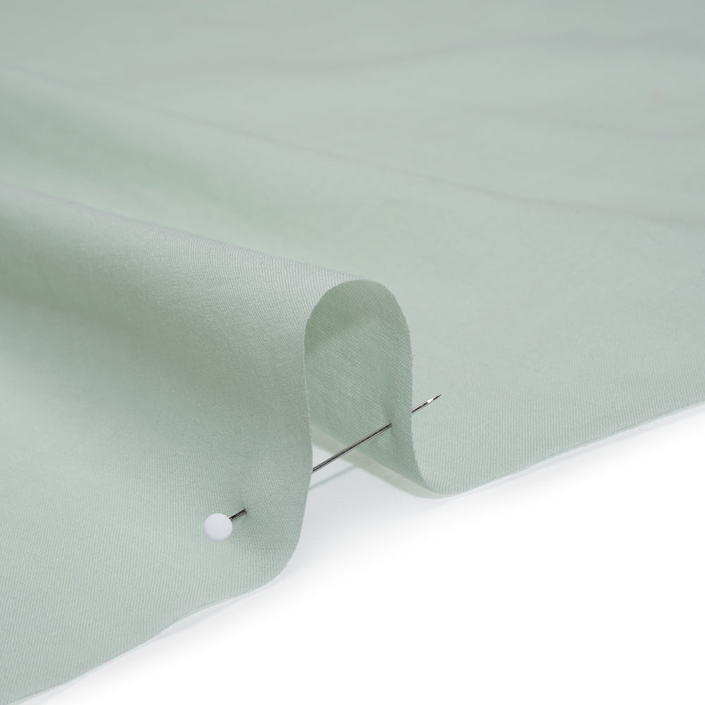 Cotton Voile Lining - Jade Green - Famous Australian Designer Deadstock - Detail