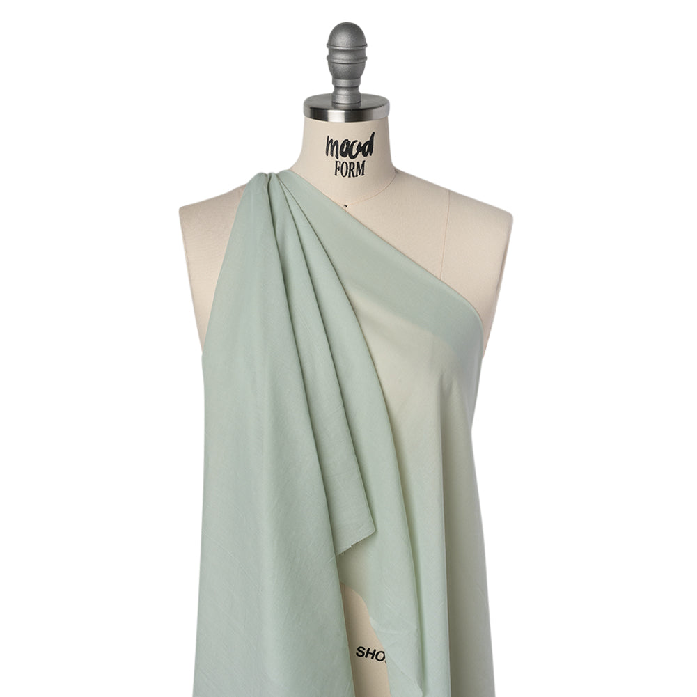 Cotton Voile Lining - Jade Green - Famous Australian Designer Deadstock - Drape