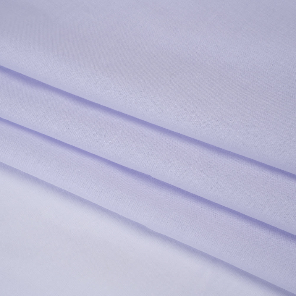 Cotton Voile Lining - Pale Lilac - Famous Australian Designer Deadstock - Folded