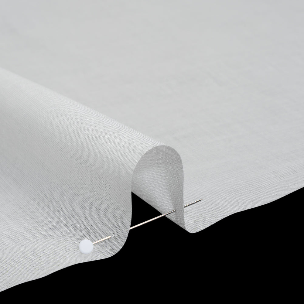 Cotton Voile Lining - Cloud Dancer - Famous Australian Designer Deadstock - Detail