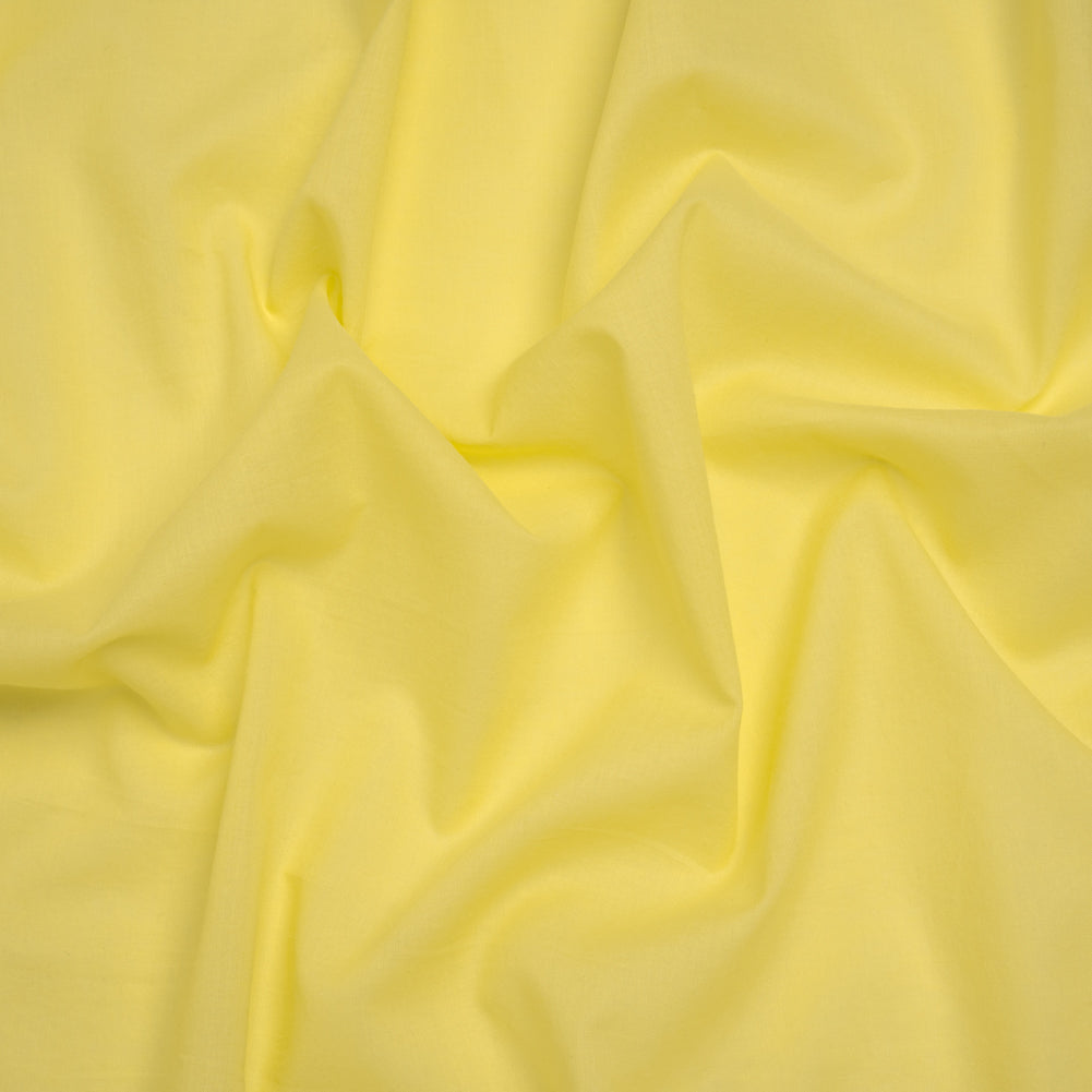 Cotton Voile Lining - Bright Lemon - Famous Australian Designer Deadstock