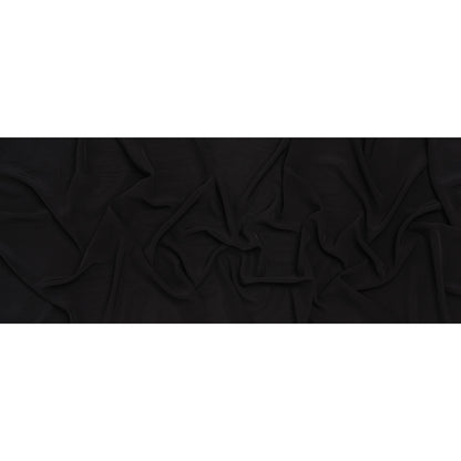 Viscose Crepe de Chine - Black - Famous Australian Designer Deadstock