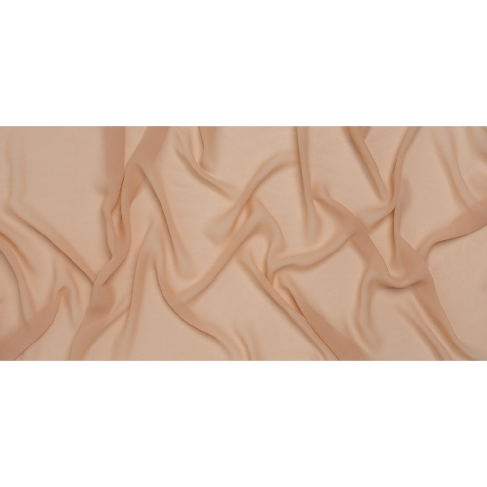 Viscose Georgette - Apricot Tan - Famous Australian Designer Deadstock - Full